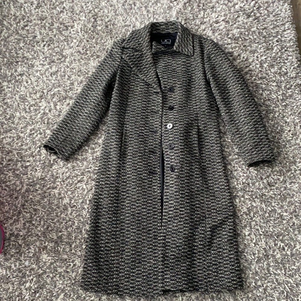 Utex design long dress coat